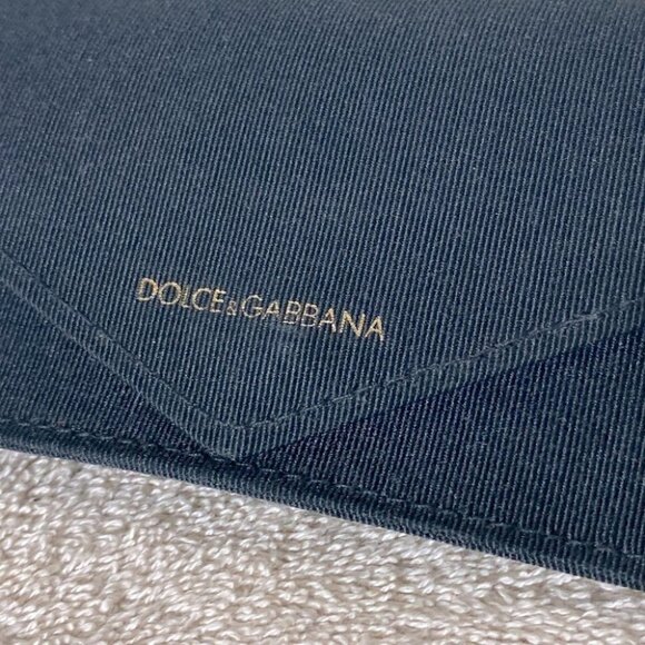 Dolce & Gabanna Black Soft Shell Glasses Case - Picture 2 of 9